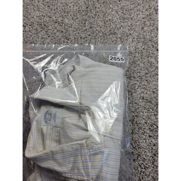 Brooks Brothers Shirt Mens 15.5 33 Slim Multicolor Button Up Long Sleeve Striped - Picture 7 of 7